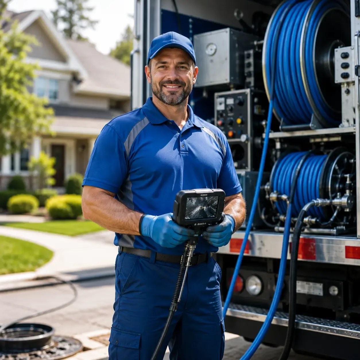 Local outdoor drain cleaning specialists in Lakeville, OH